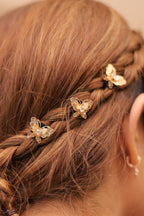 Golden Velcro Butterflies 🦋 (8 pcs in 1 Set)