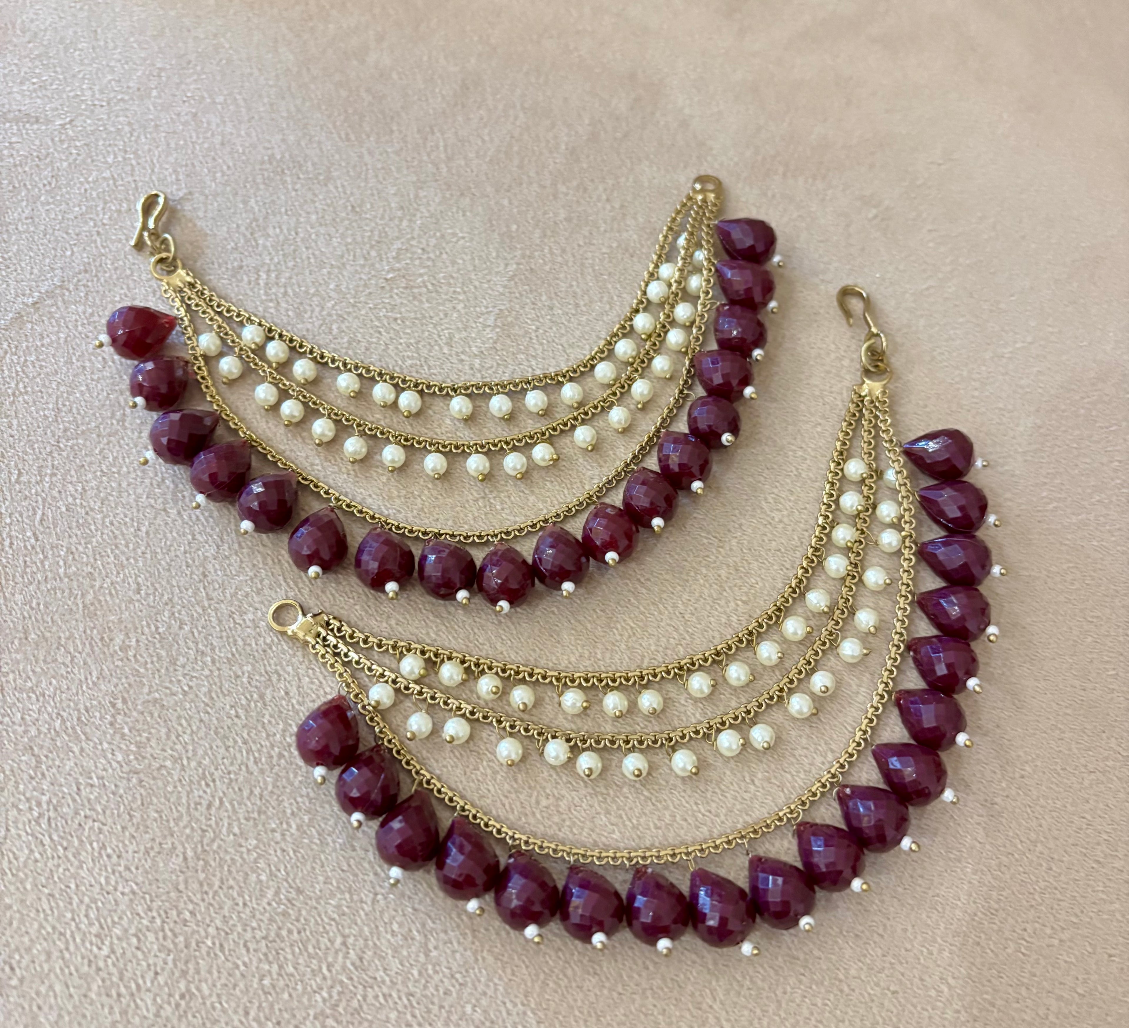 Maroon Side Layer Earchain