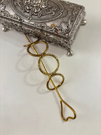 Circle Oxidised Hair Bun With Stick