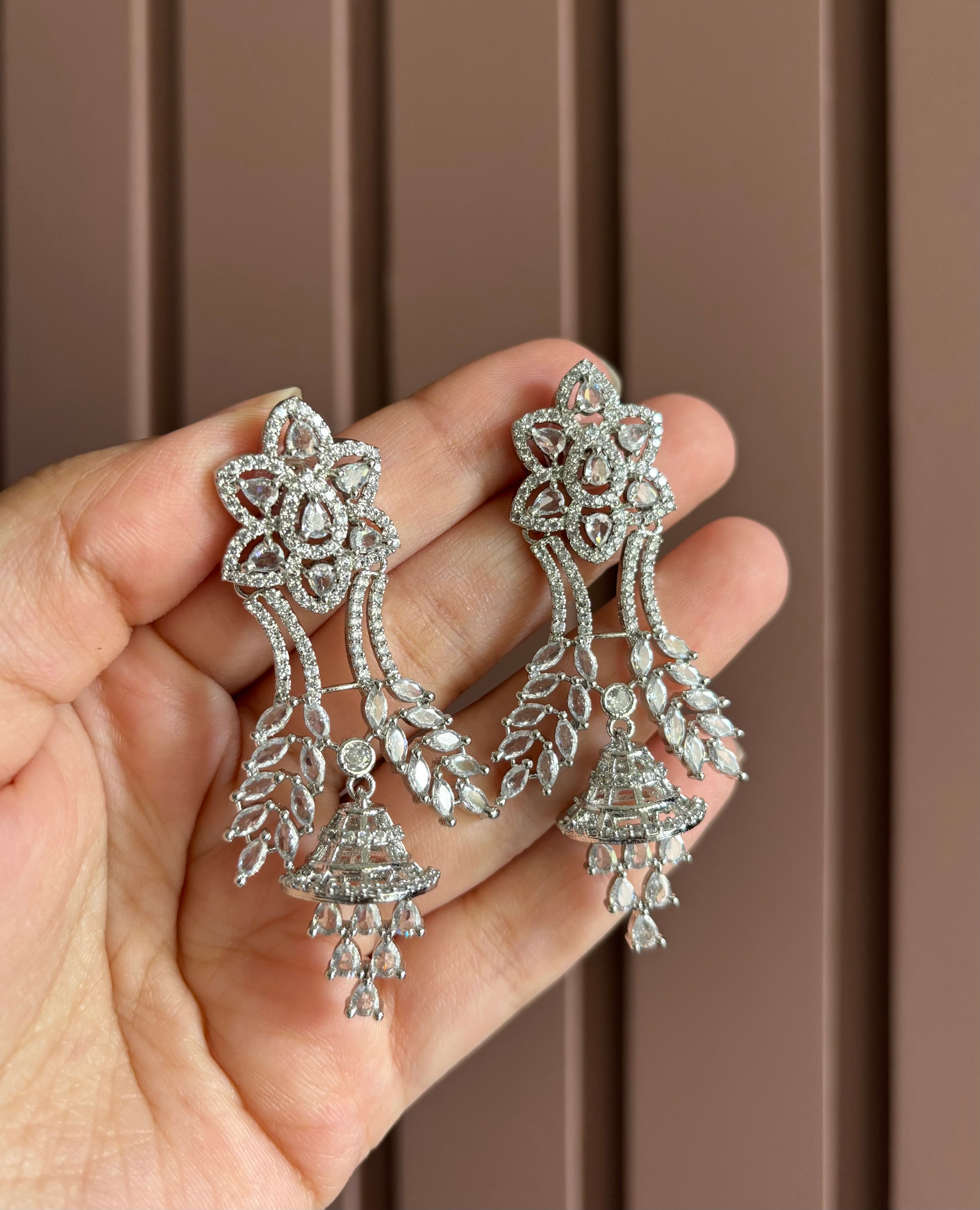 American Diamond Designer Earrings