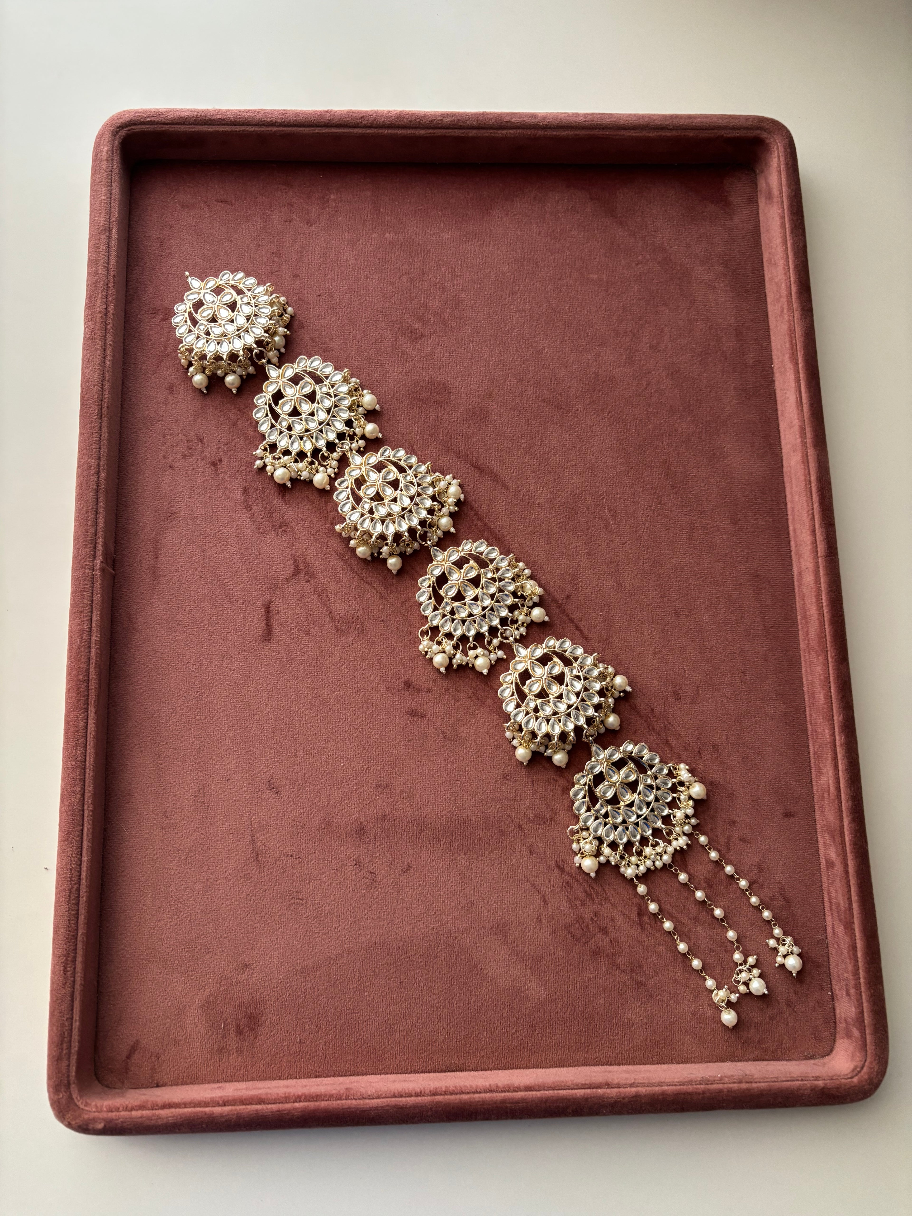 High Quality Designer Heavy Look Kundan Parandi Design-3