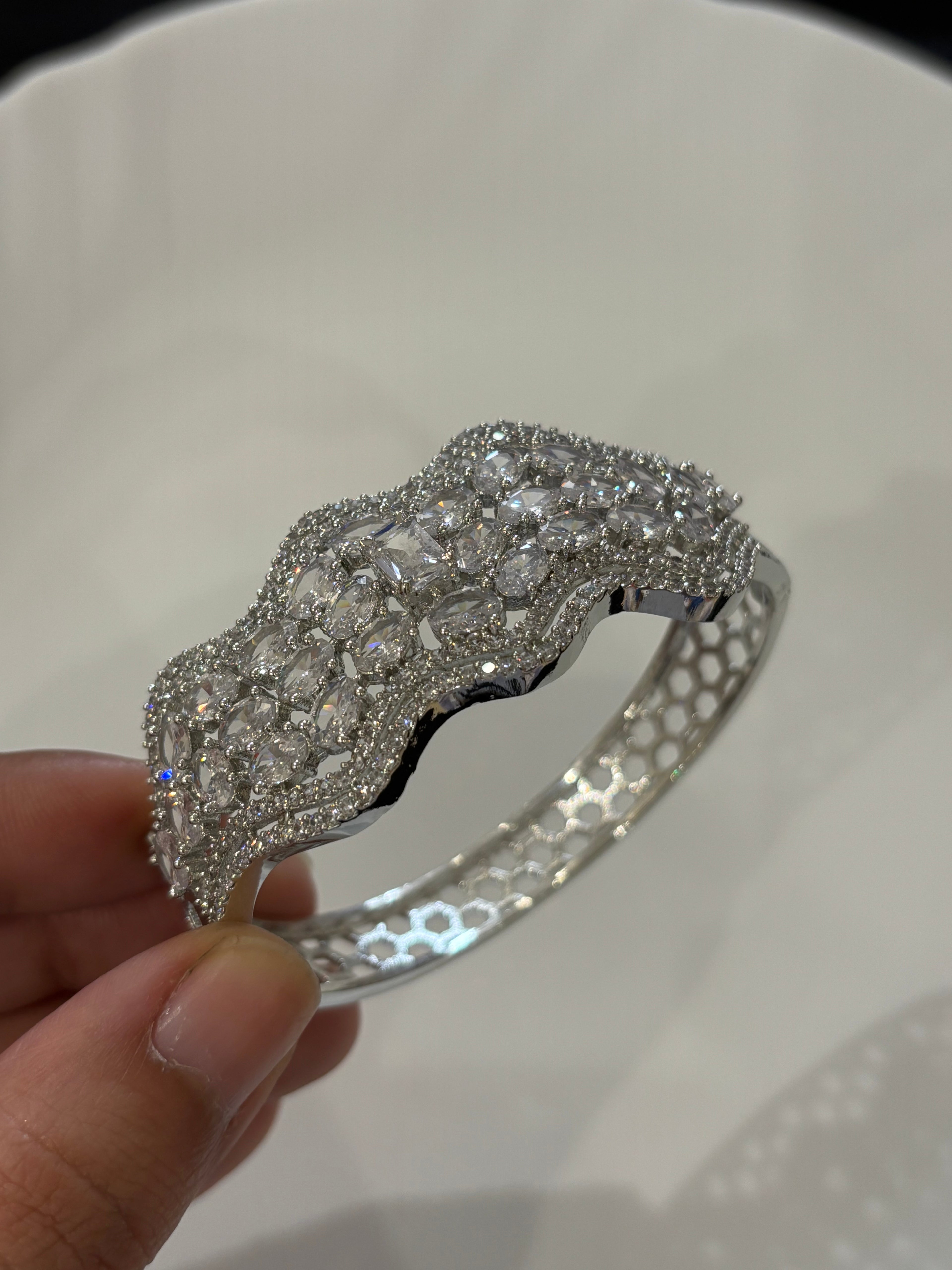 Full American Diamond Openable Bracelet