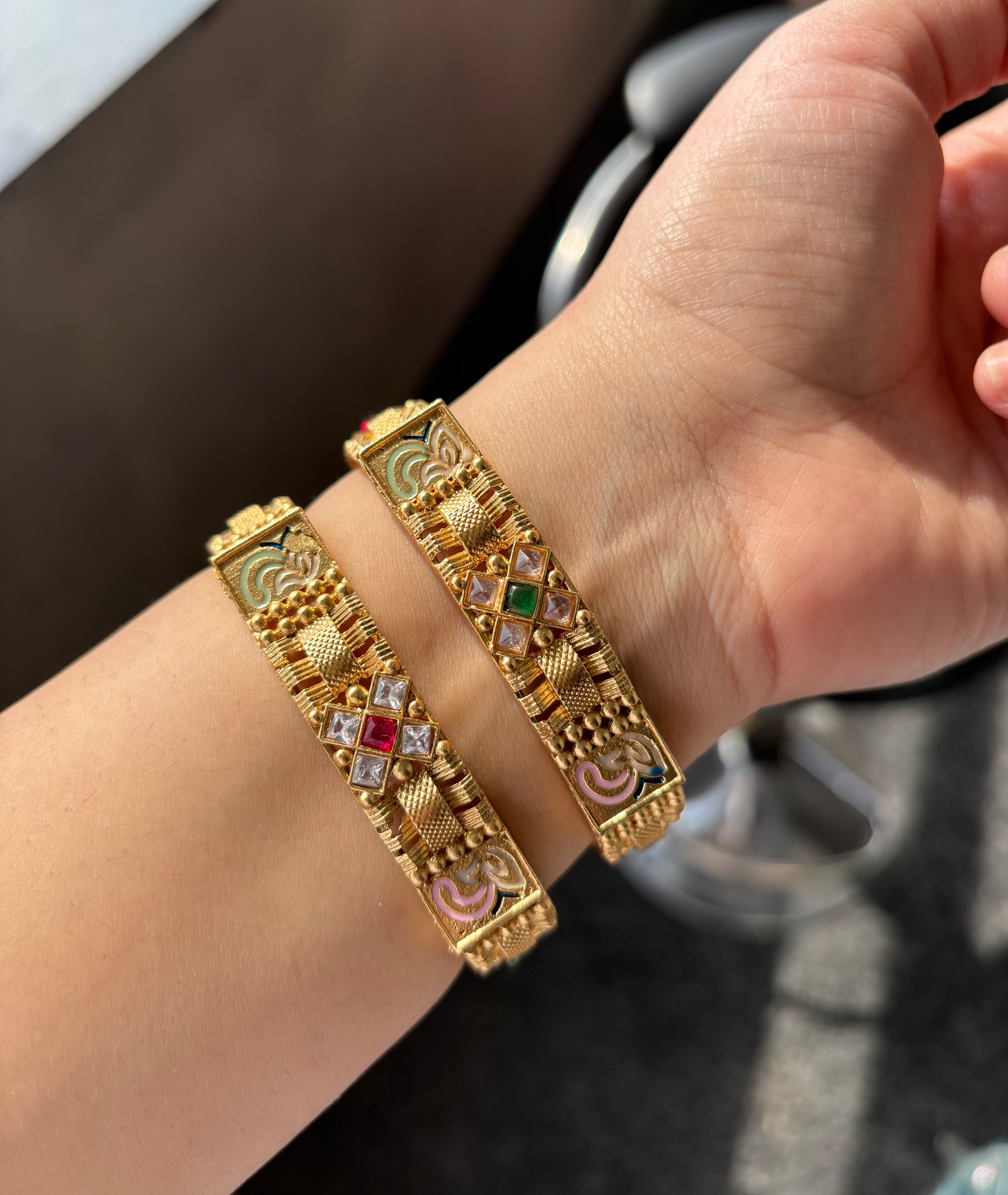 High Quality Designer Rajwadi Bangles