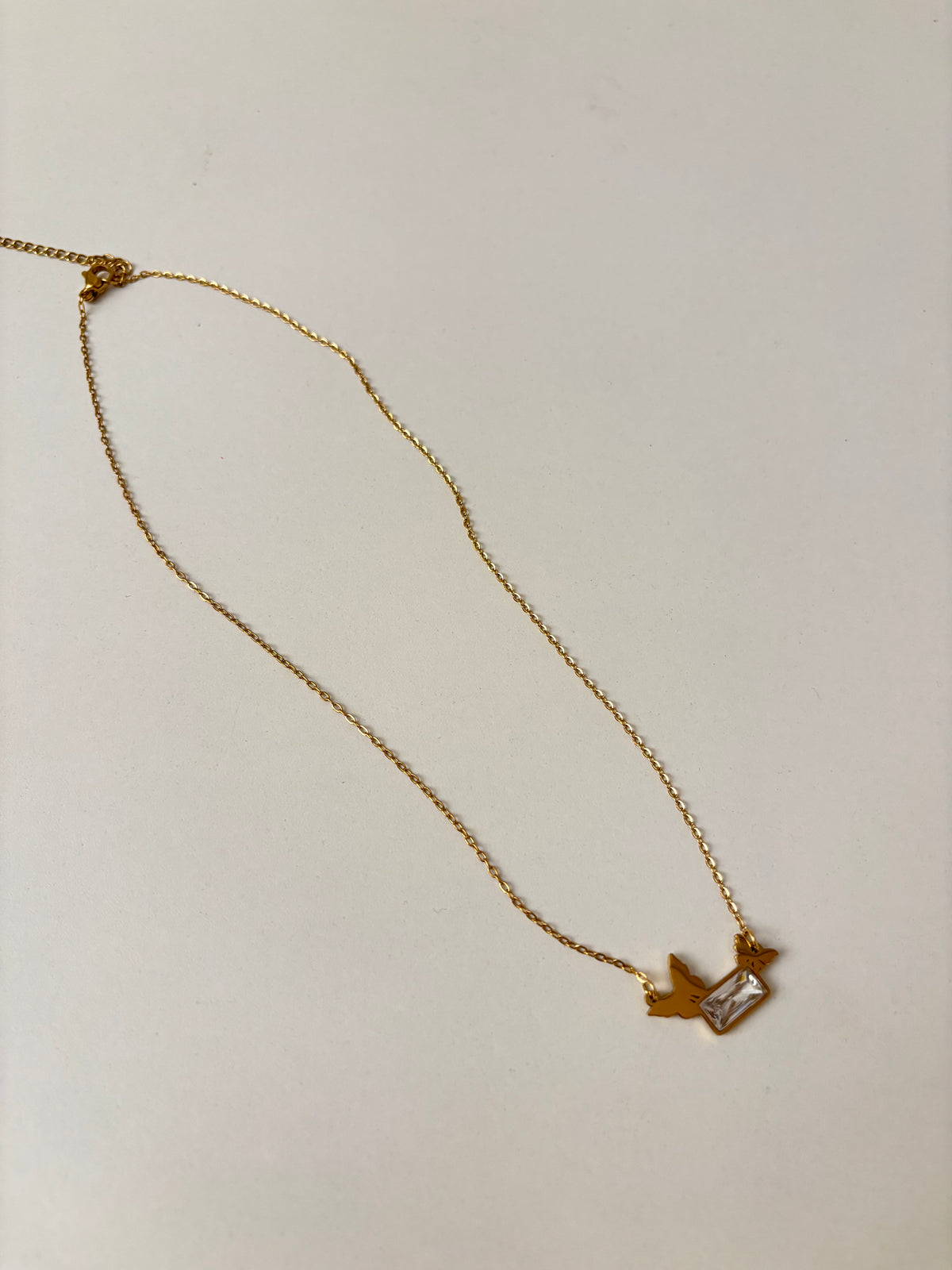 Double Butterfly Neckchain Anti Tarnish
