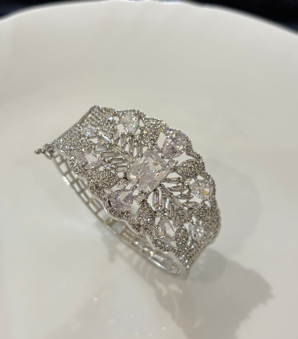Maria American Diamond Openable Bracelet ( Full Diamond Touch )