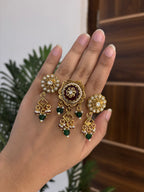 Premium Showstopper Adjustable Ring (Ruby & Emerald)