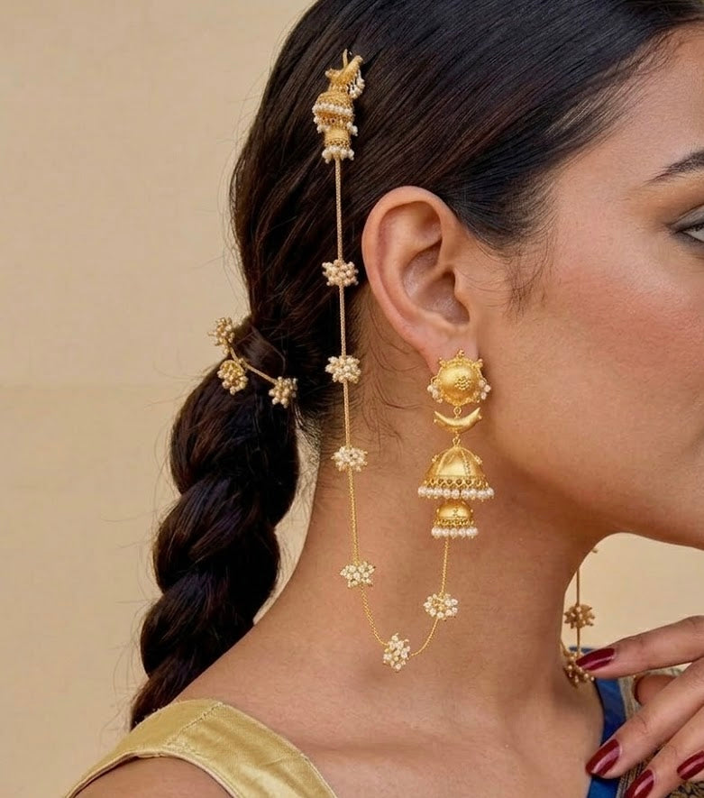 Himani Designer Brass Earrings