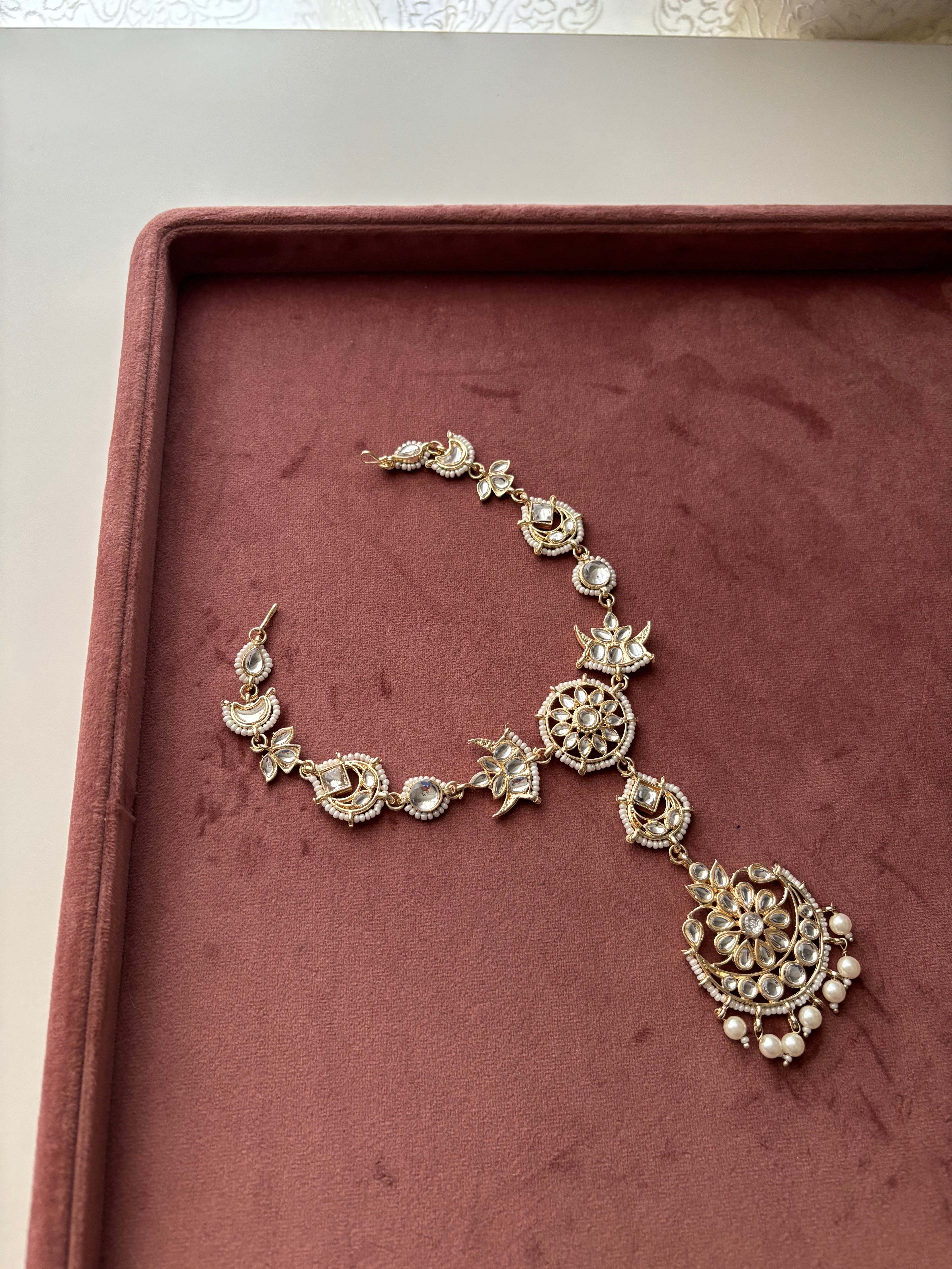 Kundan Back Hair Accessorie Design-2