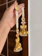 Shazia Premium Kashmiri Earrings With Pearls Touch Sahara ( Pink )