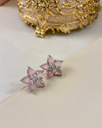 Flower American Diamond Studs