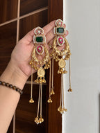 Premium Quality Brass Long Kashmiri Earrings