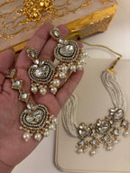 High Quality Designer Choker Set With Mang Tikka & Earrings