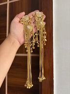 Babita Brass Long Earrings
