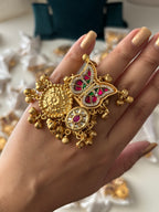 Butterfly Adjustable Brass Showstopper Ring