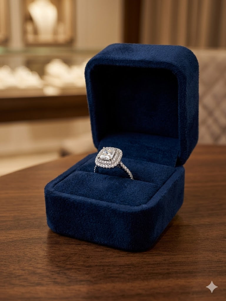 Simran Soilitare Adjustable Ring