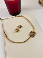 Elephant Necklace With Stud