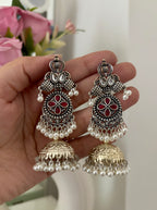 Double Tone Kashmiri Jhumkas