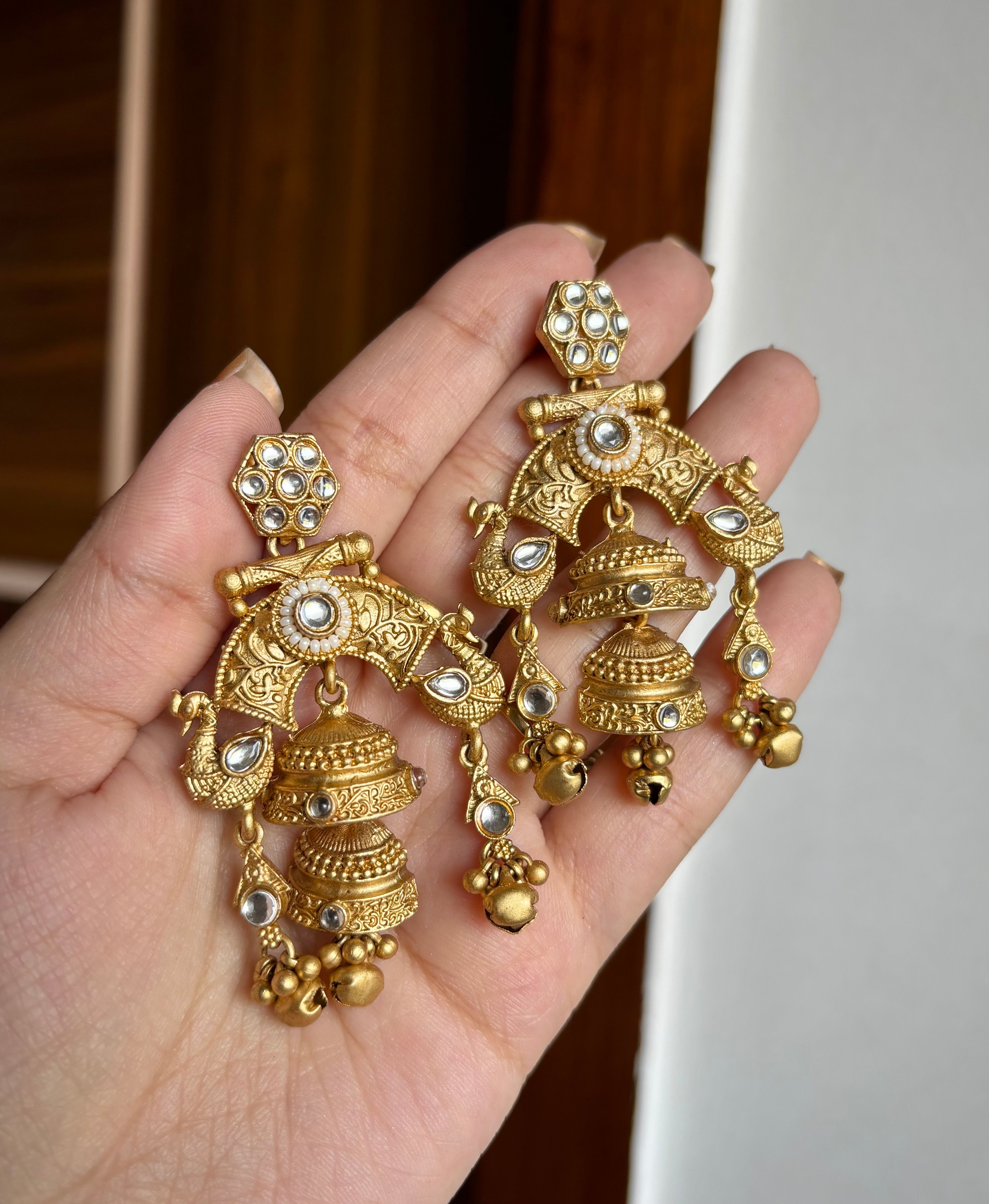Peacock Touch Heritage Touch Earrings
