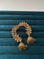 Peacock Brass Earcuff