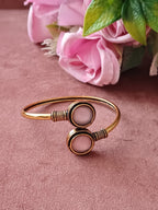 Round Oxidised Openable Bracelet