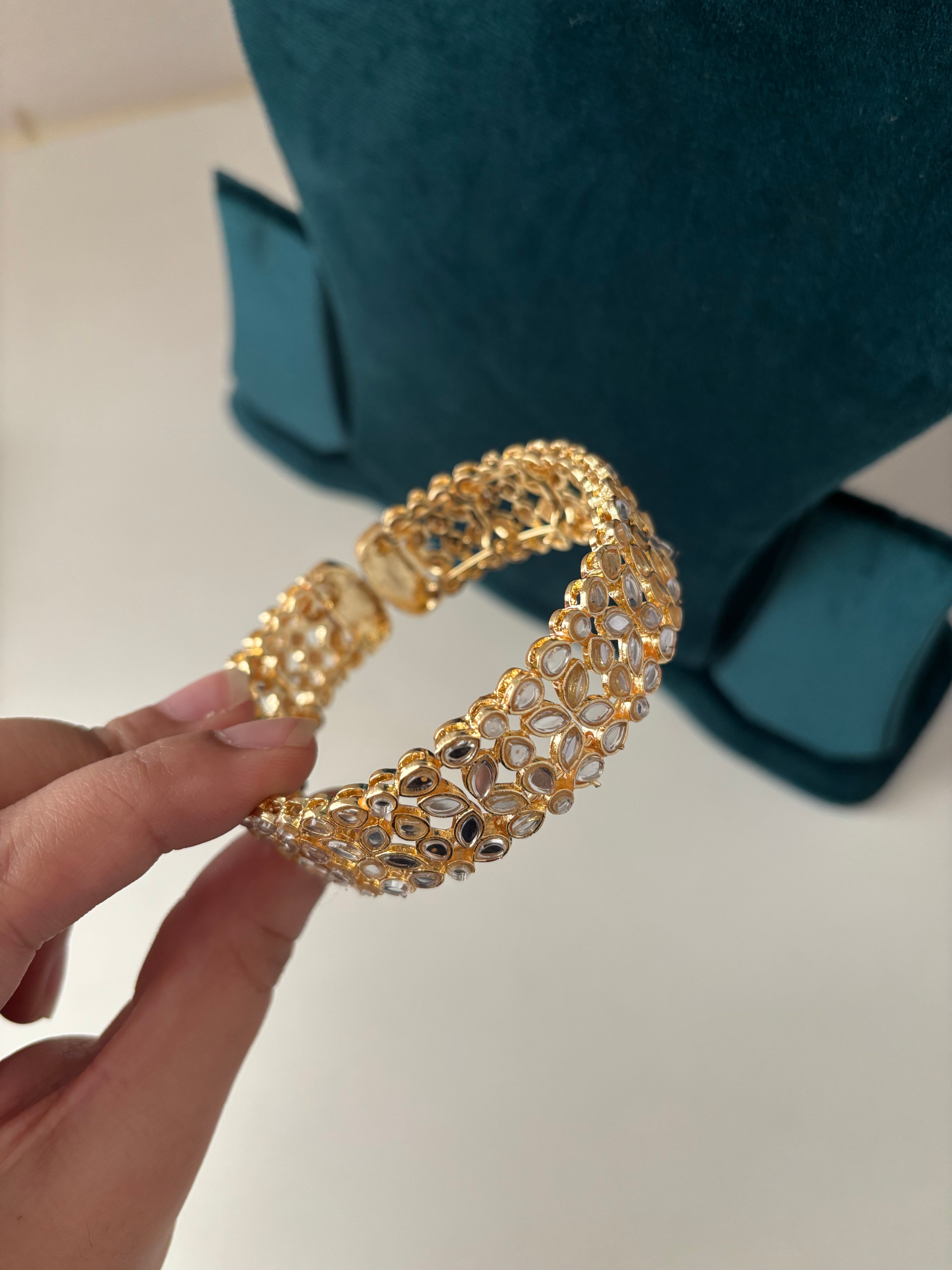 Full Mirror Work Openable Bracelet