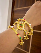 Multi Brass Ghungroo Adjustable Bracelet
