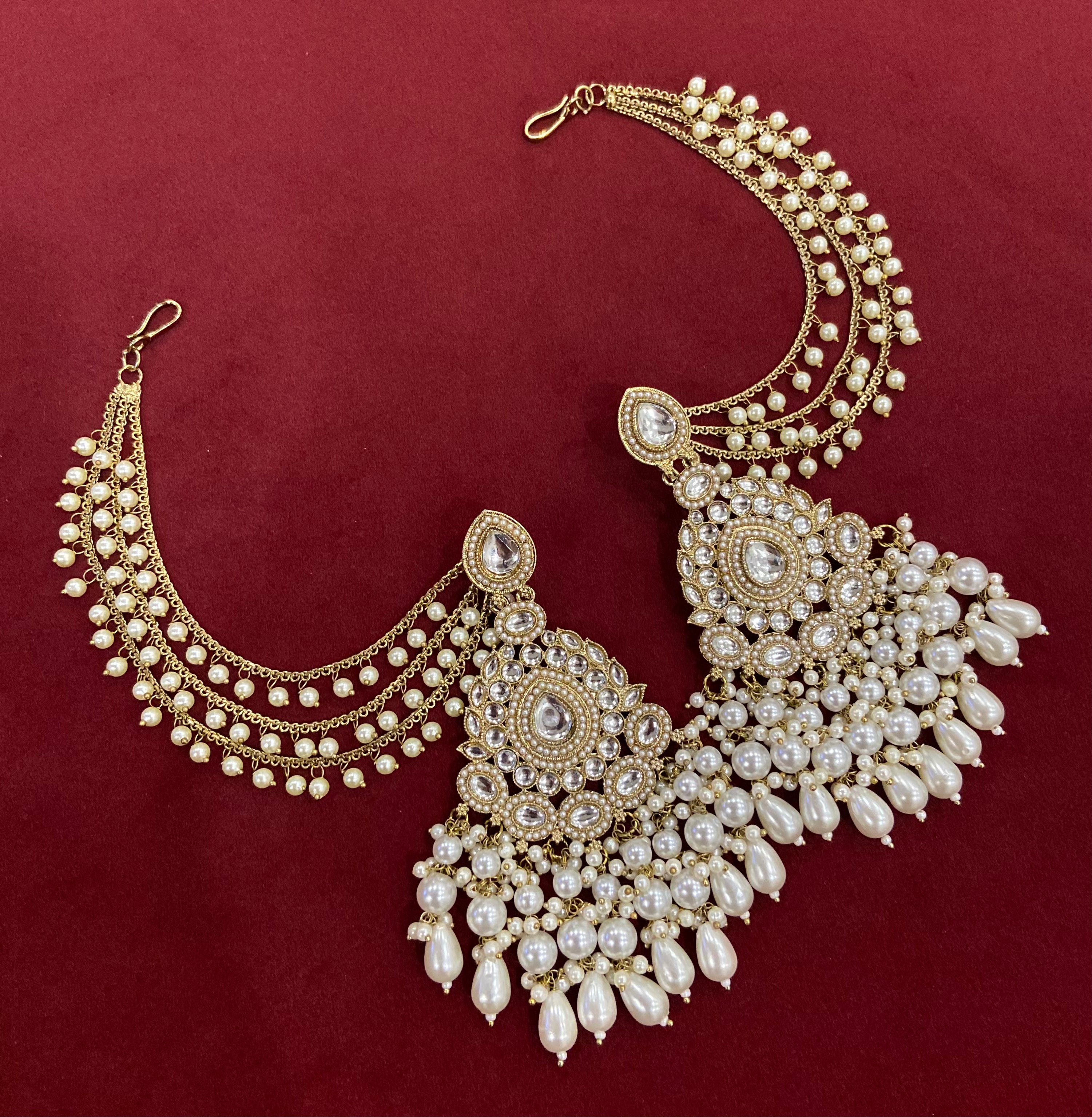 Nandani Earrings with Detachable Earchain