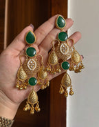Green Dashmeet Designer Earrings