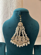 Mughal Jhumar Full Stones & Pearl Touch✨ Design-1