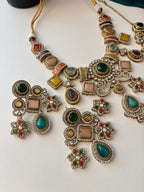 Princess Margarita Necklace With Mang Tikka & Earrings