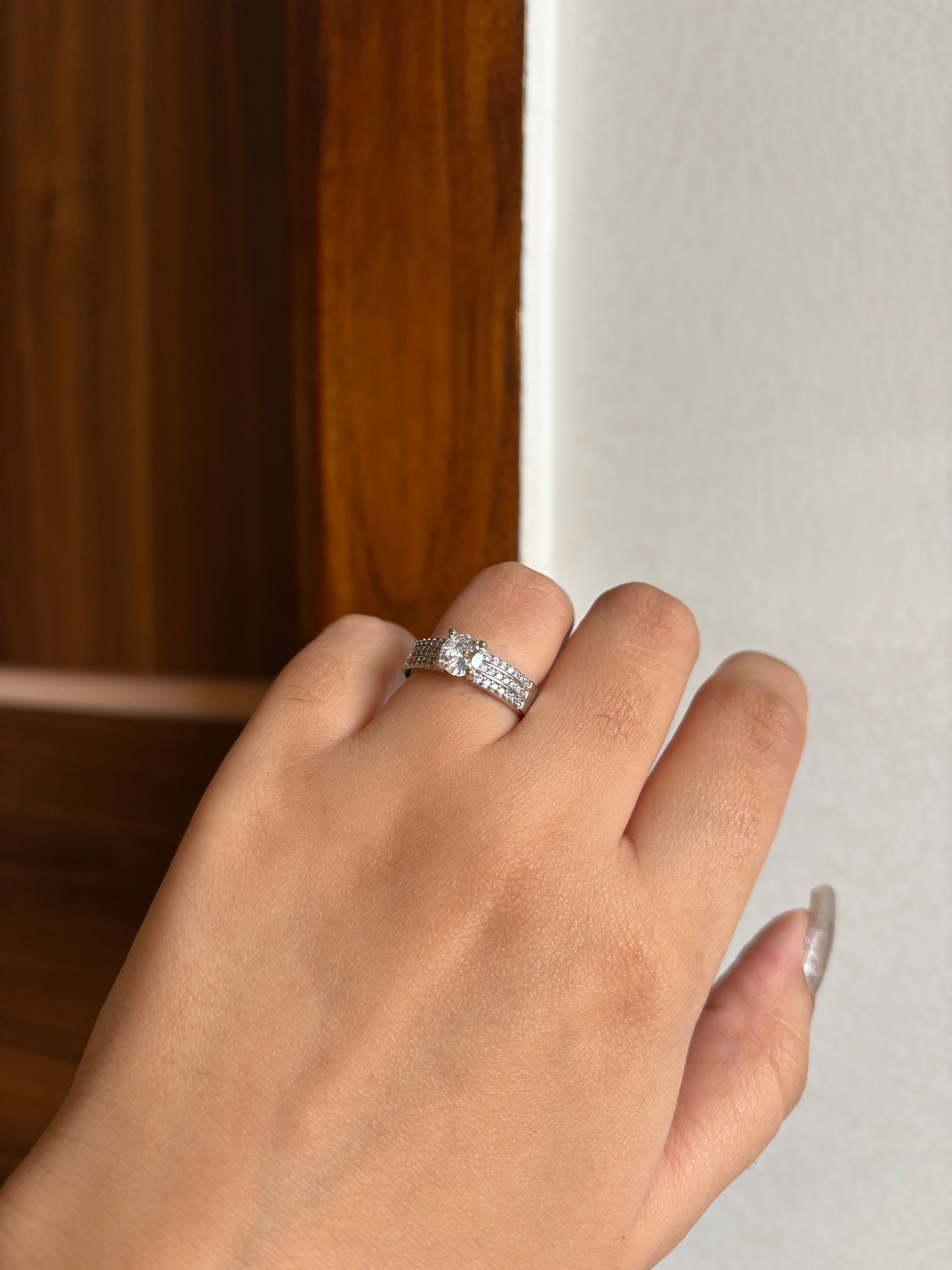 Manmeet Soilitare Adjustable Ring