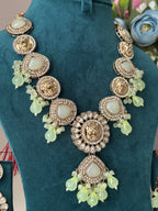 Sabya Necklace With Earrings (Mint)