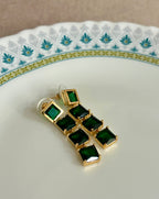 Emerald Crystal Earrings