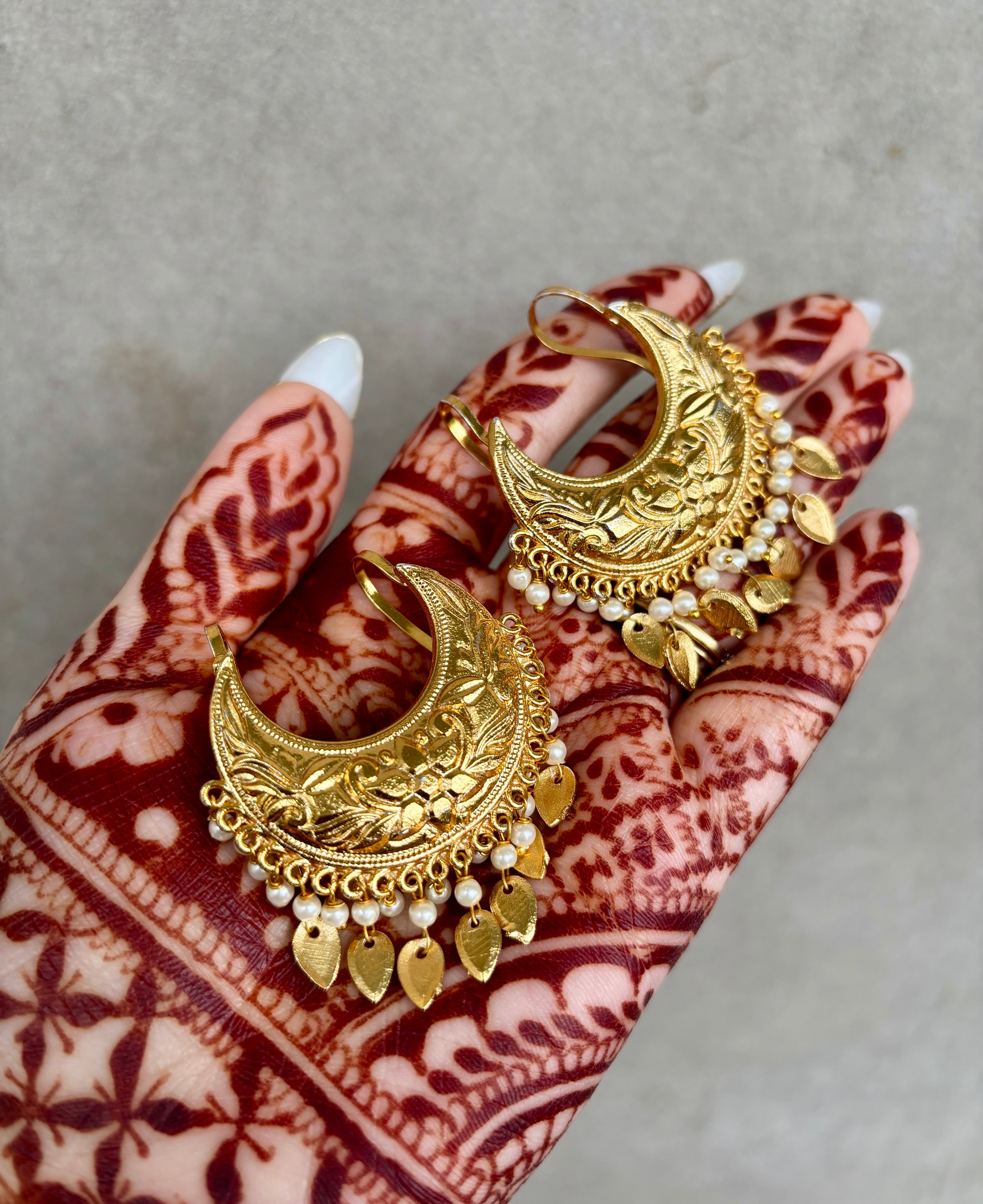Punjabi Style Chand Hair Pins (2 pieces)