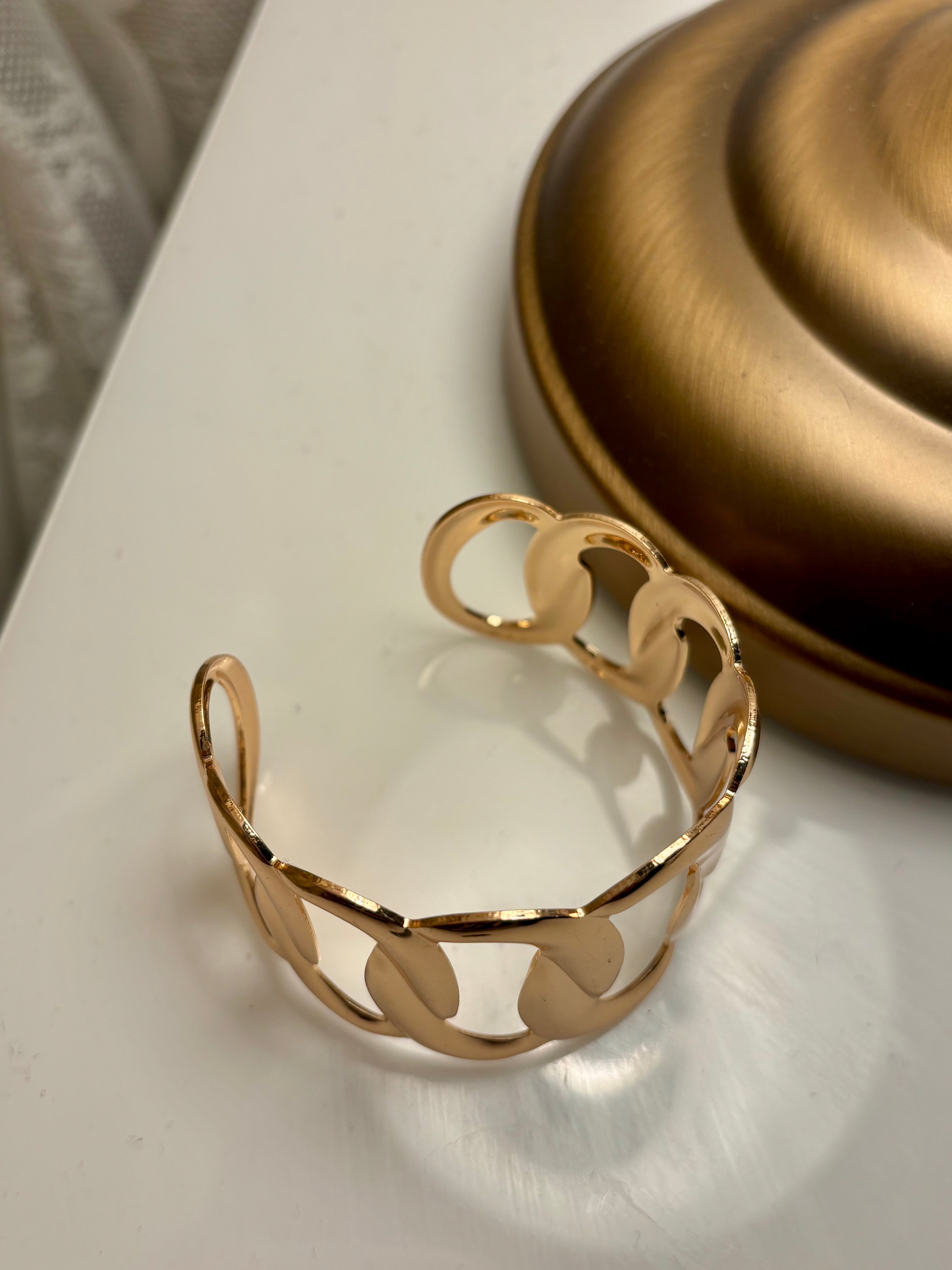 Oval Ring Adjustable Bracelet