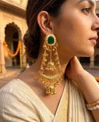Yashu Ghungroo Chandbali ( Green )
