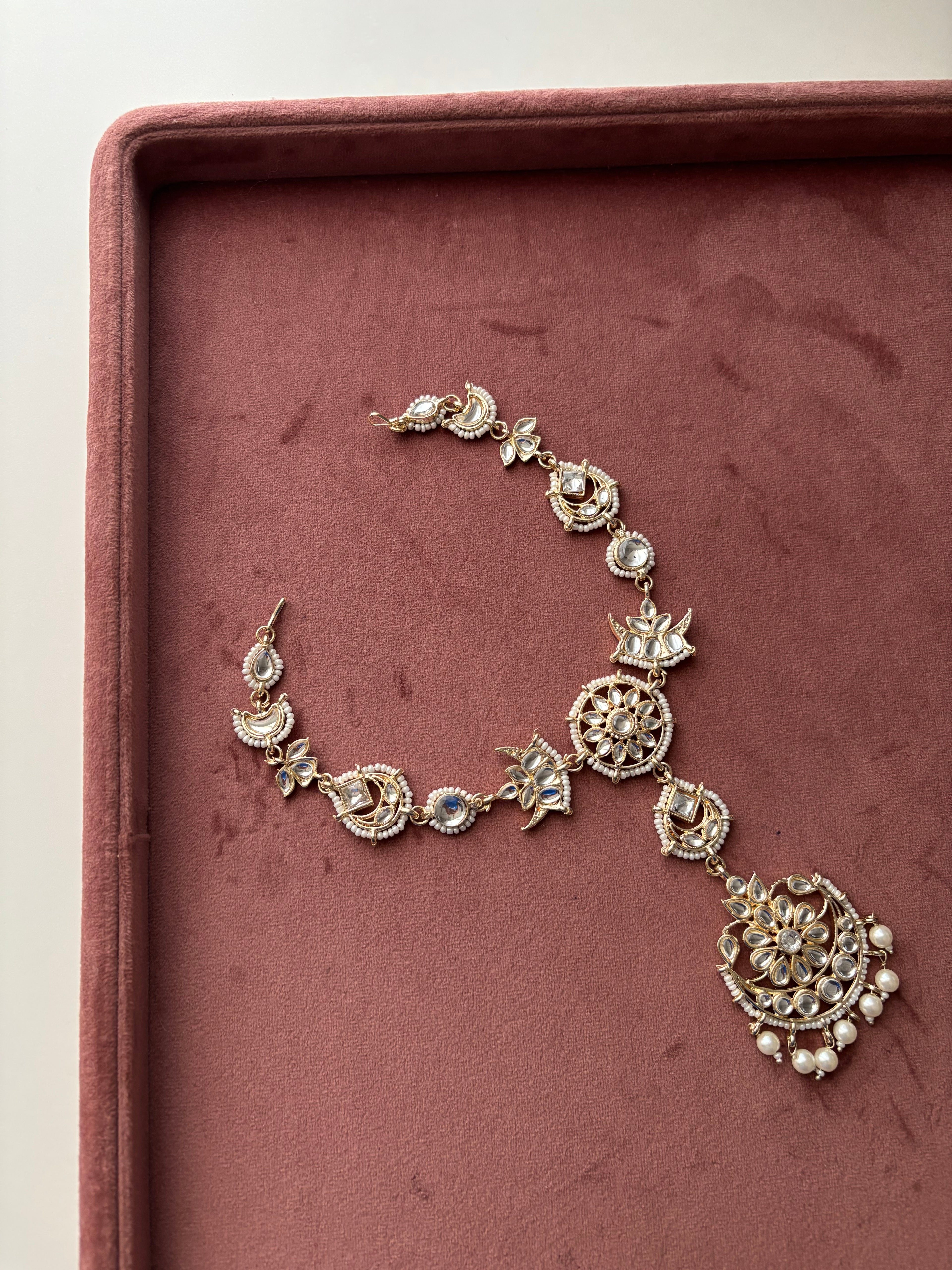 Kundan Back Hair Accessorie Design-2