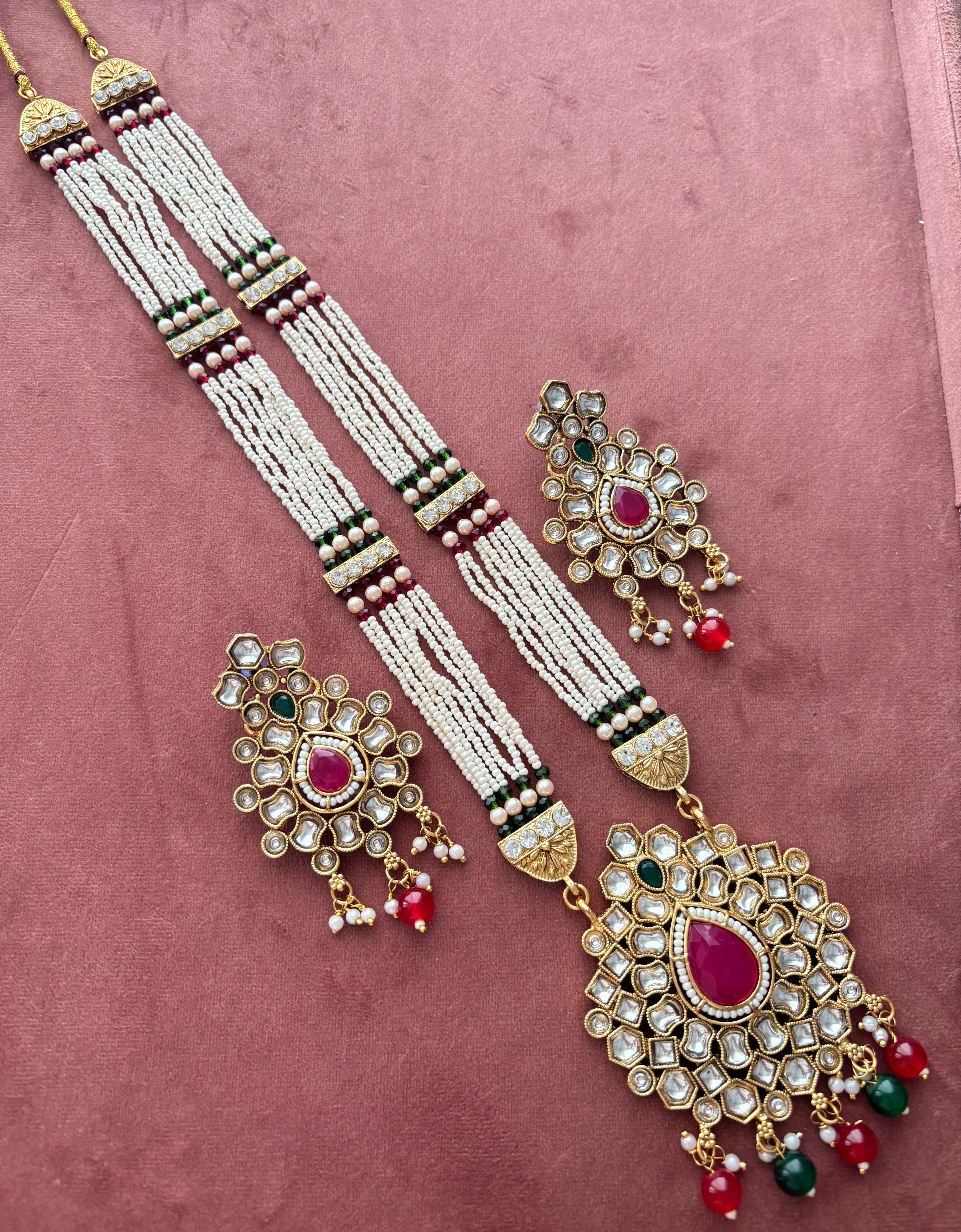 Hetal Long Haar With Earrings Design-2