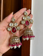 High Quality Designer Victorian Jhumkas