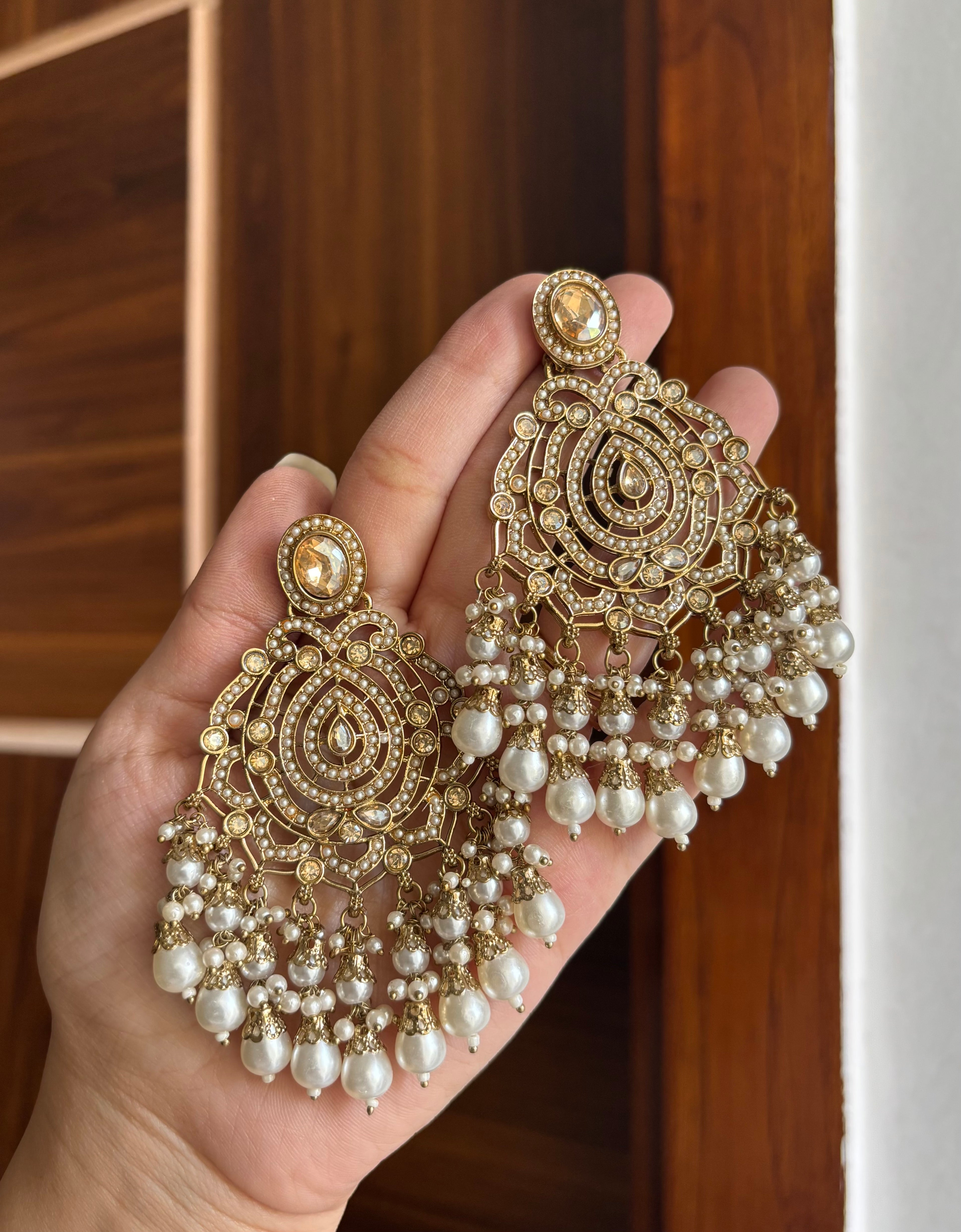Ishika Designer Jadau Earrings
