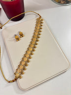 Gold Look Like Ginny Choker With Stud Design-1