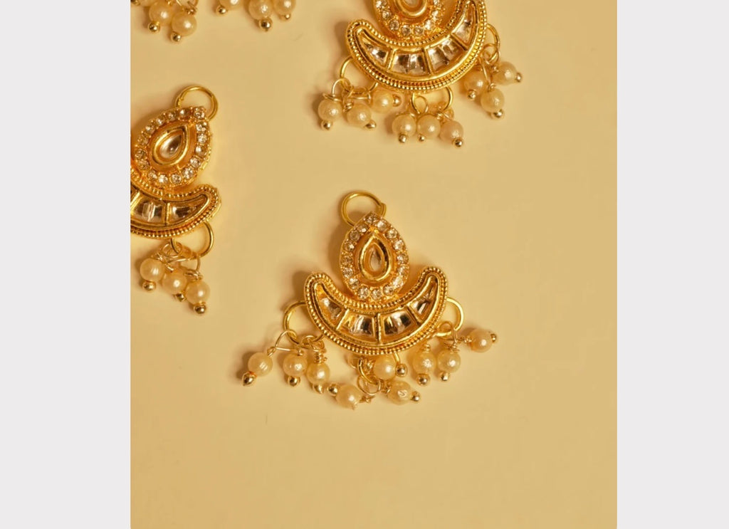 Kundan Diya ~ Chand Bali ( Set of 6 )