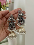 Double Tone Kashmiri Jhumkas