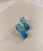 Drop Aqua Earrings