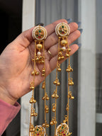 Heer Kashmiri Long Jhumkas Multi