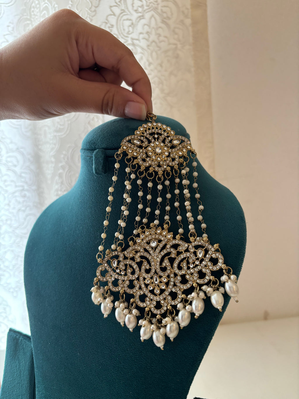 Mughal Full Stones Work Jhumar ✨ Design-7