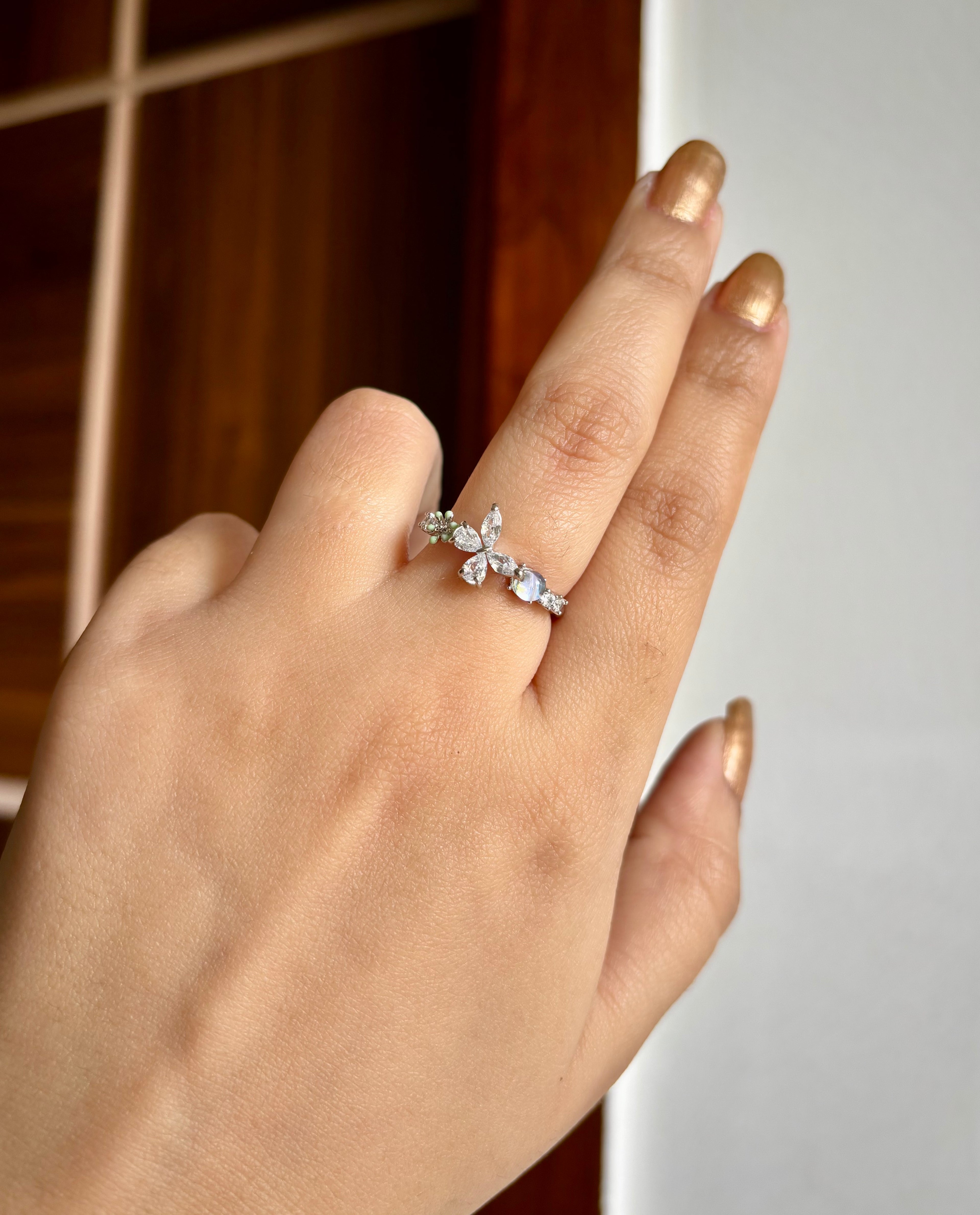Butterfly Adjustable Ring