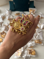 Butterfly Adjustable Brass Showstopper Ring