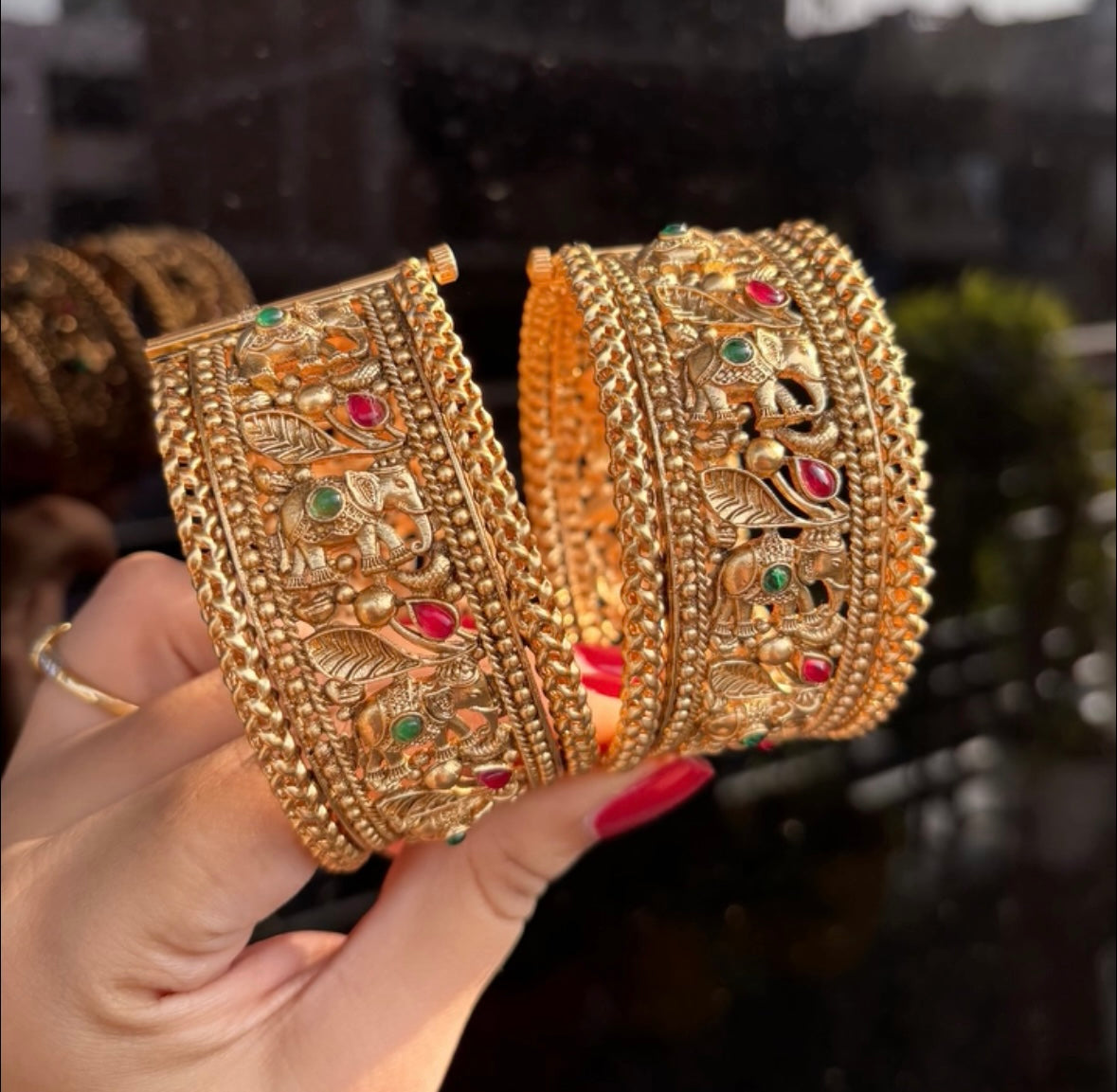 The Royal Elegant Rajwadi Kade In Screw Touch