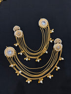 Tara Designer Earrings With Side Layers